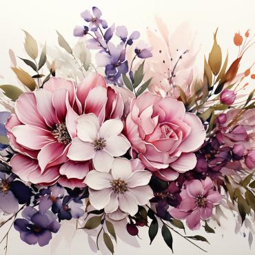 <a class=ContentLinkGreen href=/fr/kits_graphiques_templates_illustrations.html>Illustrations</a></font> bouquets floral 384534