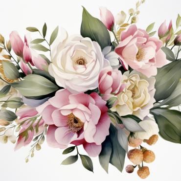 <a class=ContentLinkGreen href=/fr/kits_graphiques_templates_illustrations.html>Illustrations</a></font> bouquets floral 384536