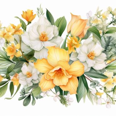 Bouquets Floral Illustrations Templates 384541