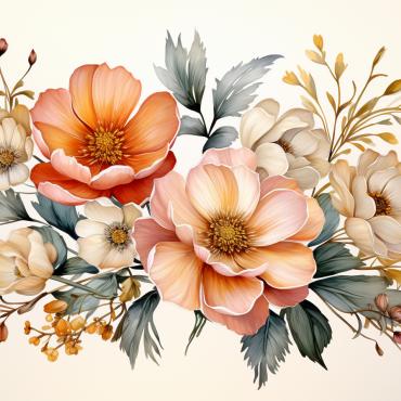 <a class=ContentLinkGreen href=/fr/kits_graphiques_templates_illustrations.html>Illustrations</a></font> bouquets floral 384556