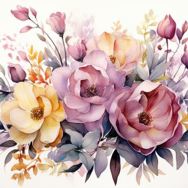 <a class=ContentLinkGreen href=/fr/kits_graphiques_templates_illustrations.html>Illustrations</a></font> bouquets floral 384564