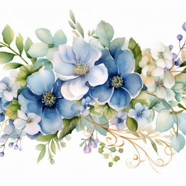 Bouquets Floral Illustrations Templates 384571