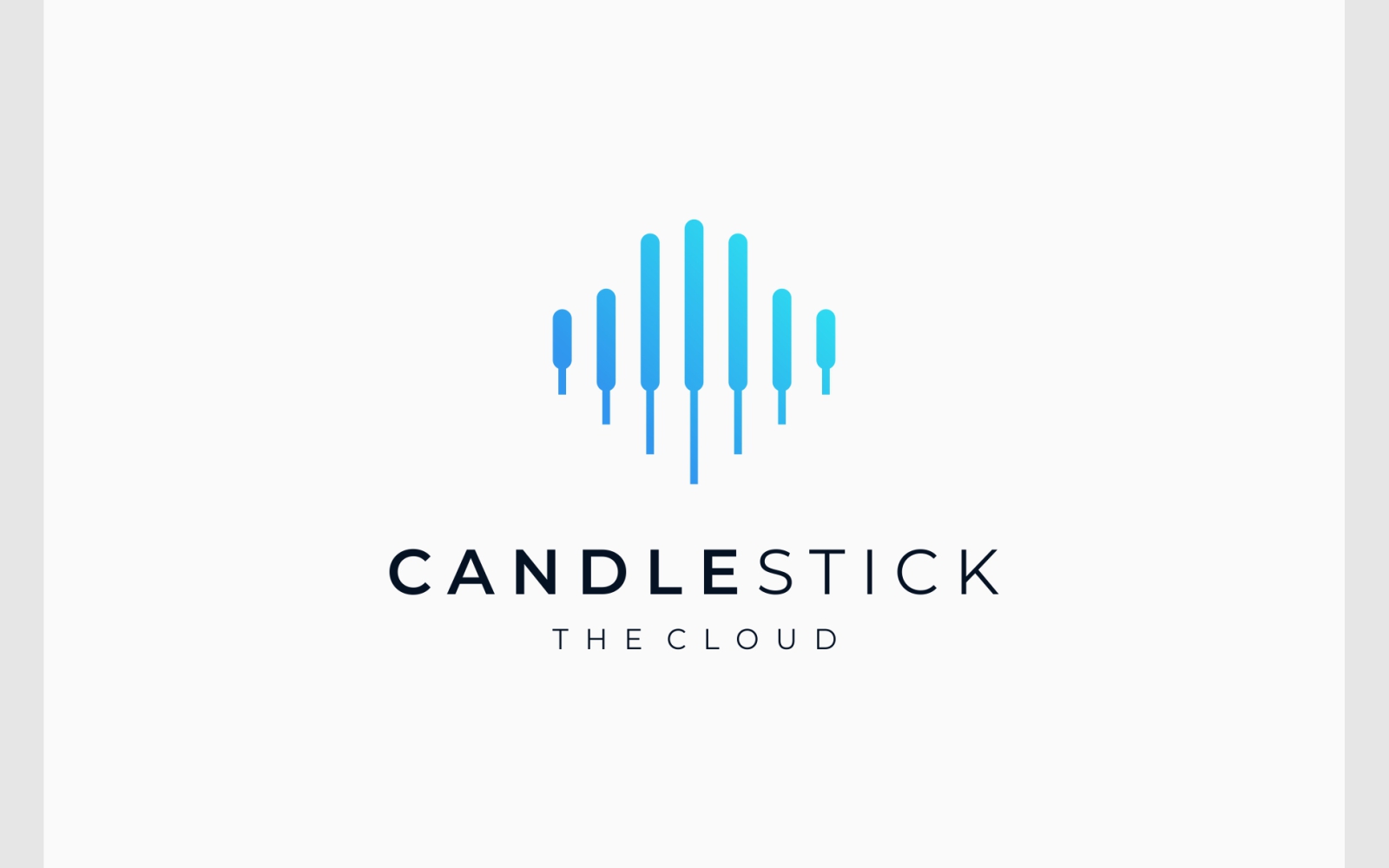 Cloud Candlestick Statistics Logo