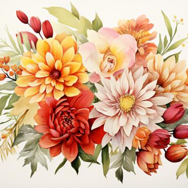 <a class=ContentLinkGreen href=/fr/kits_graphiques_templates_illustrations.html>Illustrations</a></font> bouquets floral 384686