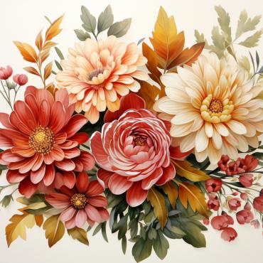 <a class=ContentLinkGreen href=/fr/kits_graphiques_templates_illustrations.html>Illustrations</a></font> bouquets floral 384693