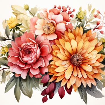 <a class=ContentLinkGreen href=/fr/kits_graphiques_templates_illustrations.html>Illustrations</a></font> bouquets floral 384695