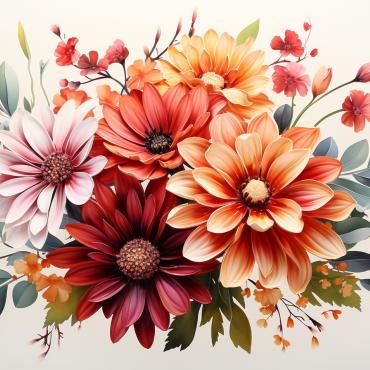 <a class=ContentLinkGreen href=/fr/kits_graphiques_templates_illustrations.html>Illustrations</a></font> bouquets floral 384699