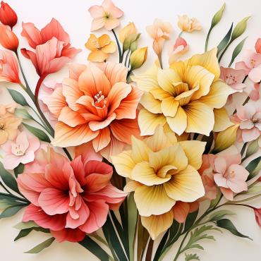 <a class=ContentLinkGreen href=/fr/kits_graphiques_templates_illustrations.html>Illustrations</a></font> bouquets floral 384702