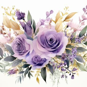 Bouquets Floral Illustrations Templates 384739