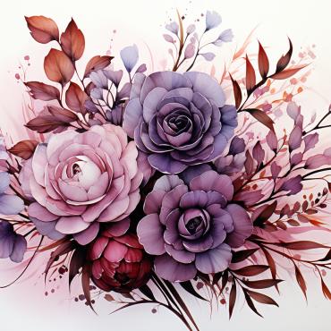 <a class=ContentLinkGreen href=/fr/kits_graphiques_templates_illustrations.html>Illustrations</a></font> bouquets floral 384740