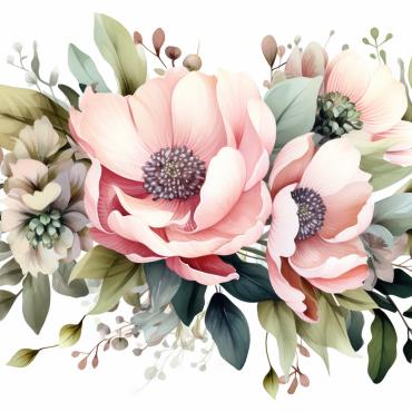 Bouquets Floral Illustrations Templates 384750