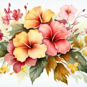 Bouquets Floral Illustrations Templates 384759