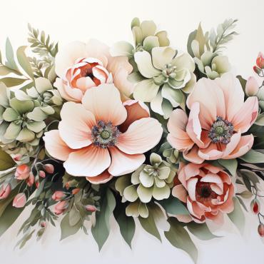 <a class=ContentLinkGreen href=/fr/kits_graphiques_templates_illustrations.html>Illustrations</a></font> bouquets floral 384786