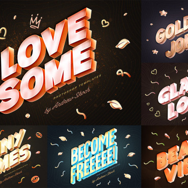 Text Effect Illustrations Templates 384855