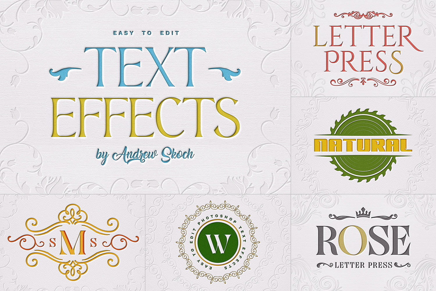 Letterpress Text & Logo Effect