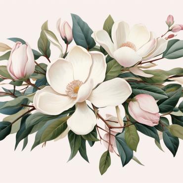 Bouquets Floral Illustrations Templates 384957