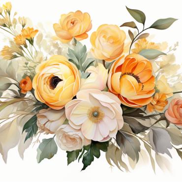 Bouquets Floral Illustrations Templates 385041