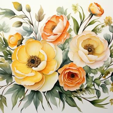 <a class=ContentLinkGreen href=/fr/kits_graphiques_templates_illustrations.html>Illustrations</a></font> bouquets floral 385042