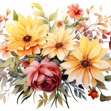 Bouquets Floral Illustrations Templates 385090
