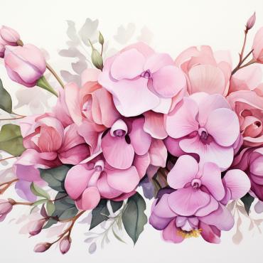 Bouquets Floral Illustrations Templates 385150