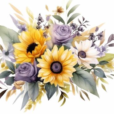 Bouquets Floral Illustrations Templates 385164