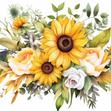Bouquets Floral Illustrations Templates 385166