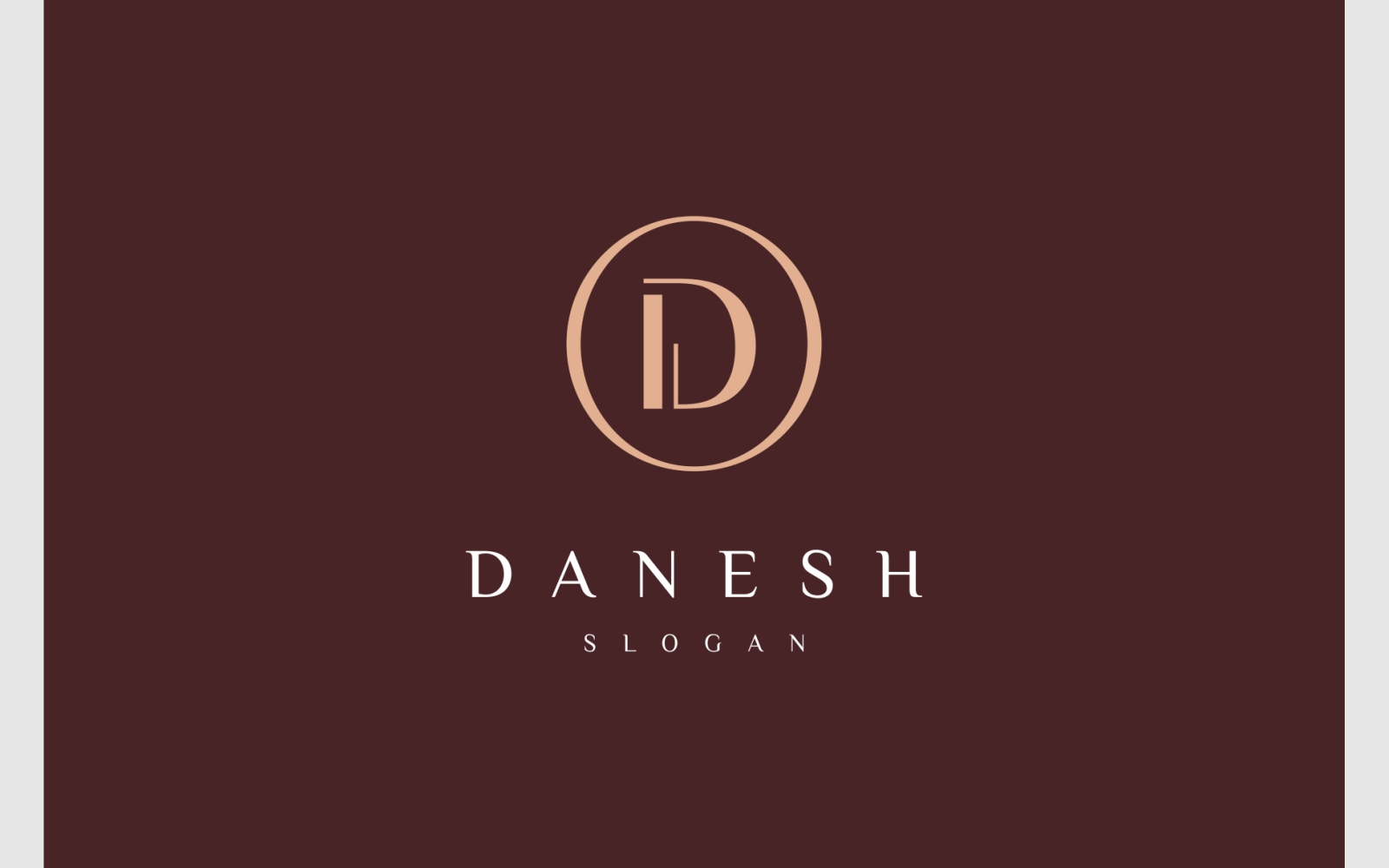Letter D Elegant Minimalist Logo