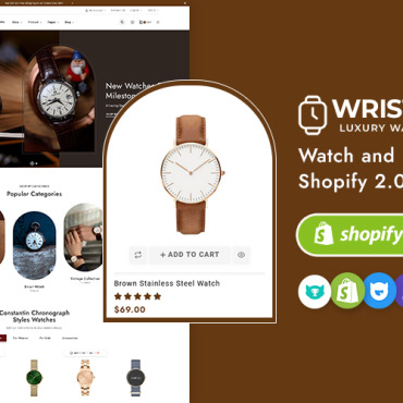 Watches Jewelry Shopify Themes 385252