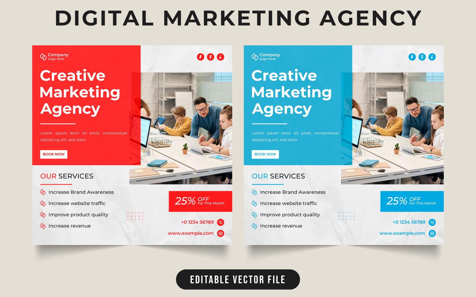 Digital marketing agency web banner