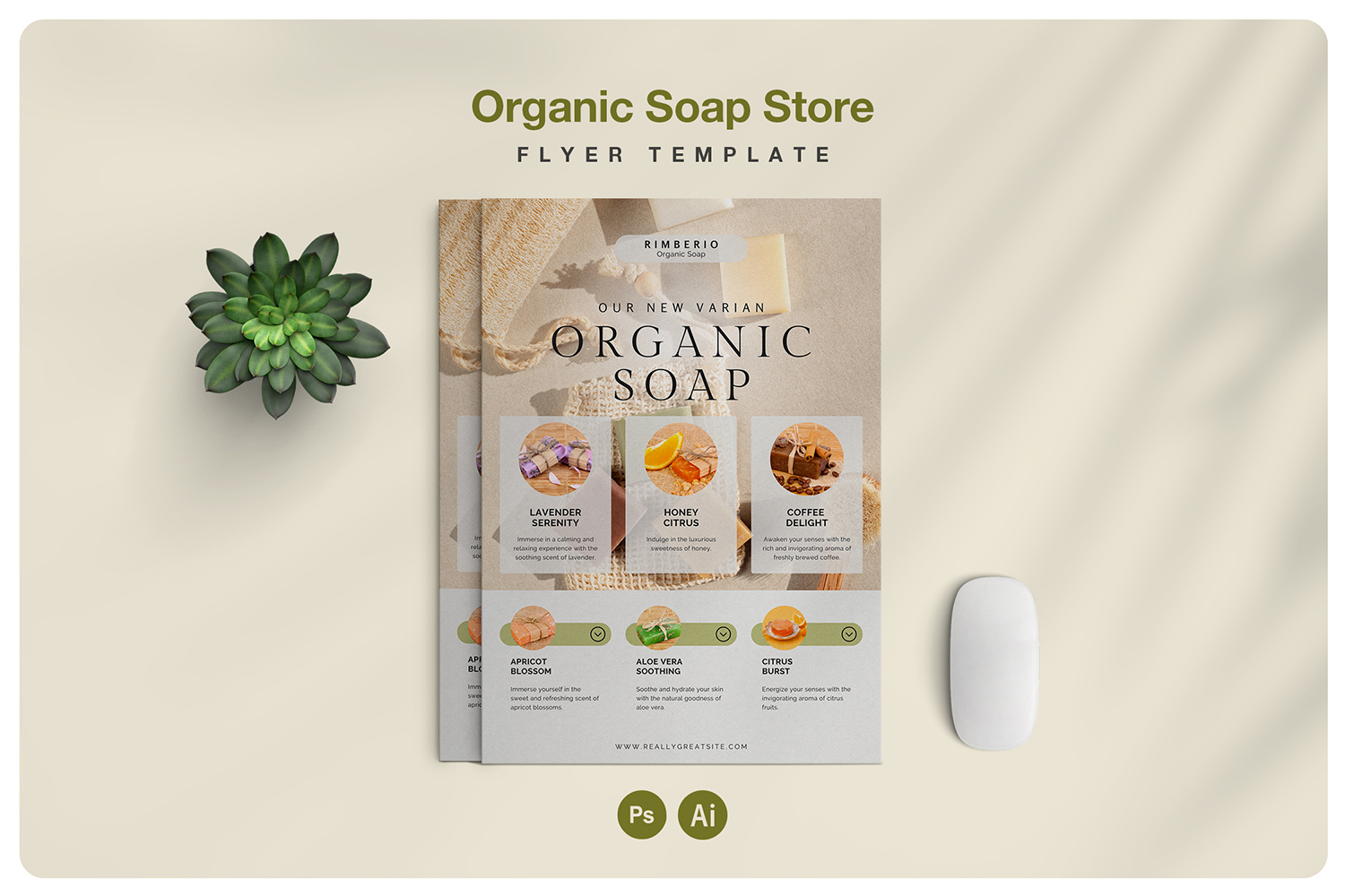 Natural Store Marketing Flyer