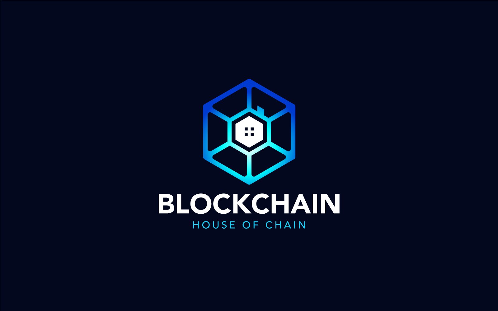 Blockchain Vector Logo Template