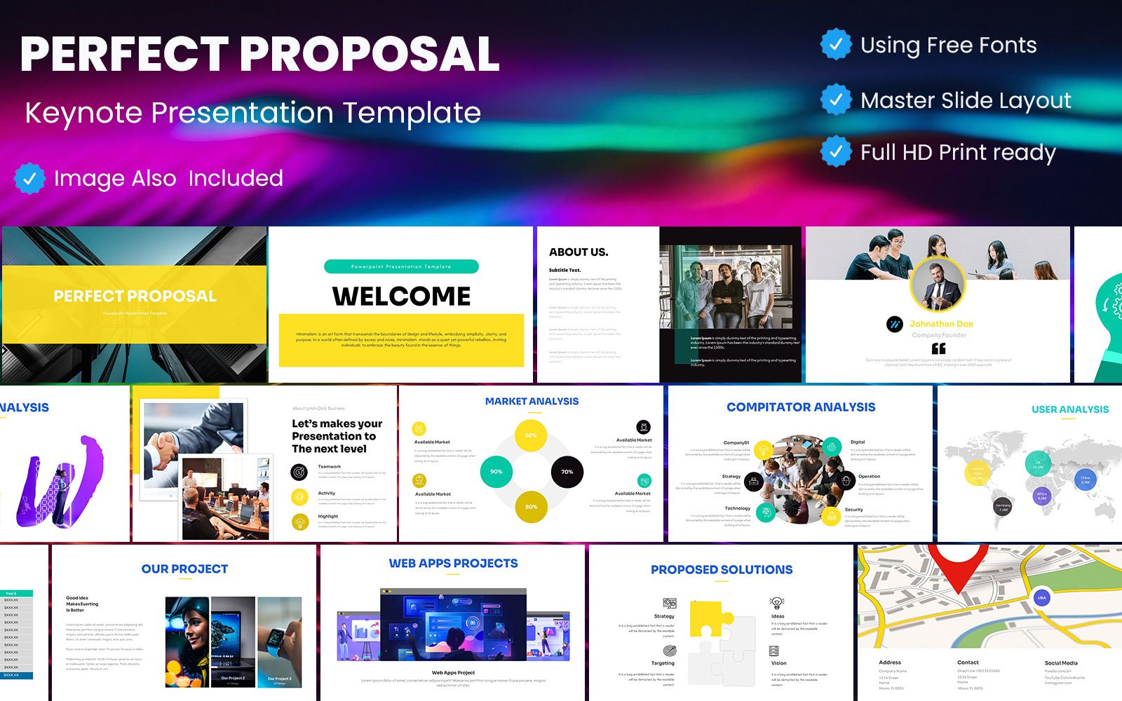 Perfect Proposal Keynote Presentation Template