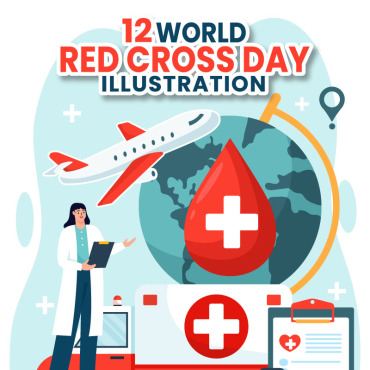 Red Cross Illustrations Templates 385339