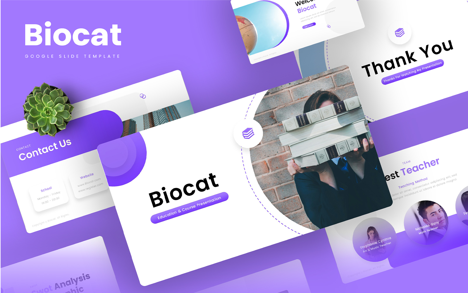 Biocat – Education Google Slides Template