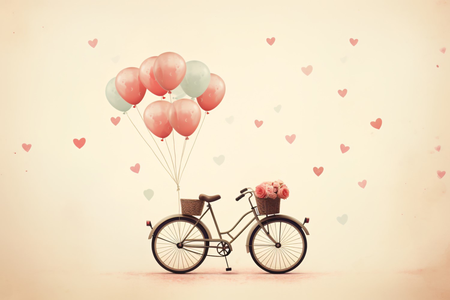 Celebrate Valentine day illustration Background 02