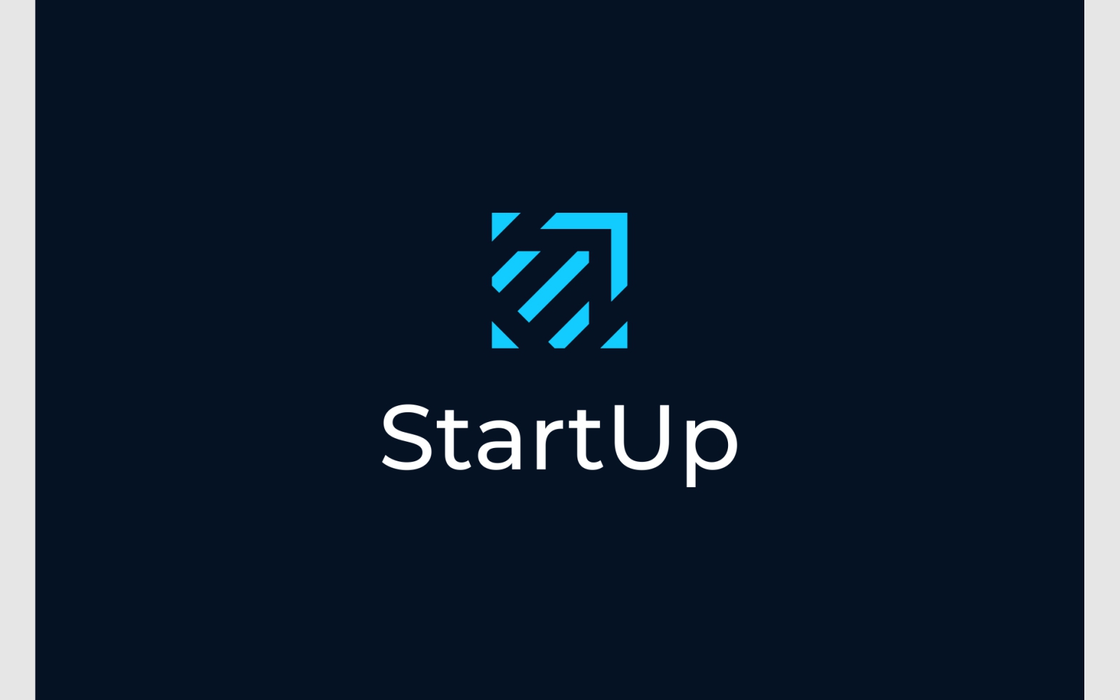 Startup Launch Arrow Up Logo