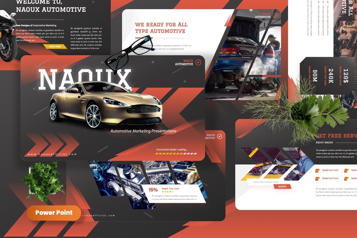 Naoux - Automotive Marketing Powerpoint Templates