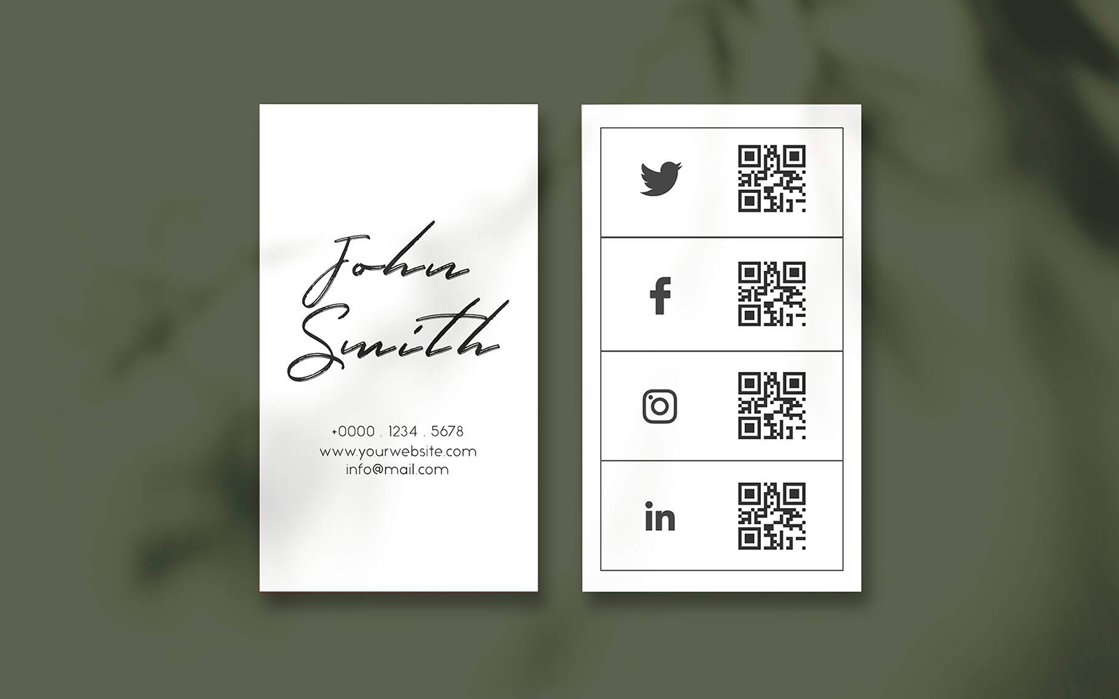 Simple Clean Business Card Template