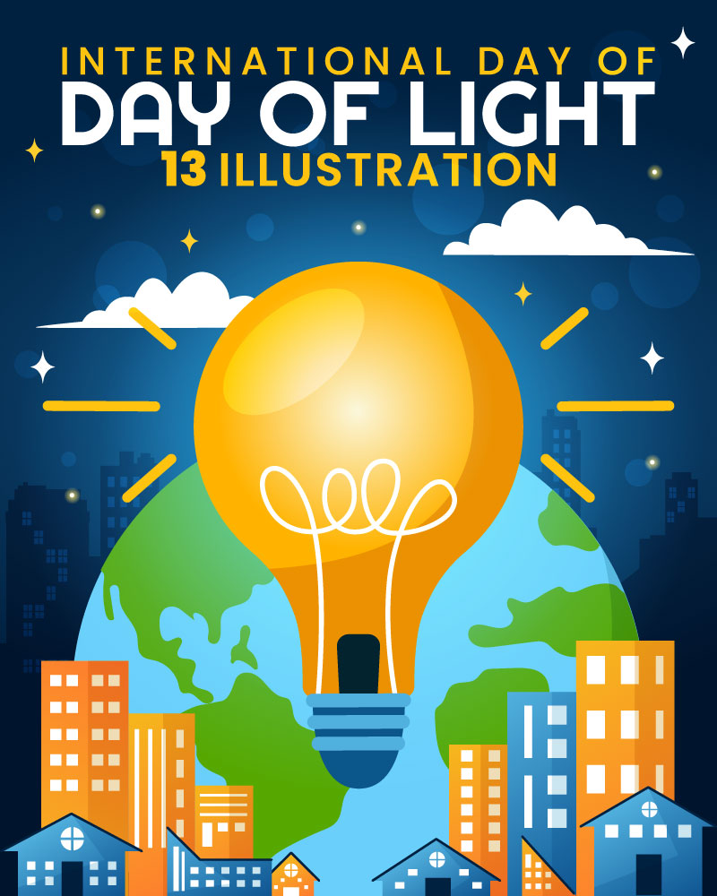 13 International Day of Light Illustration