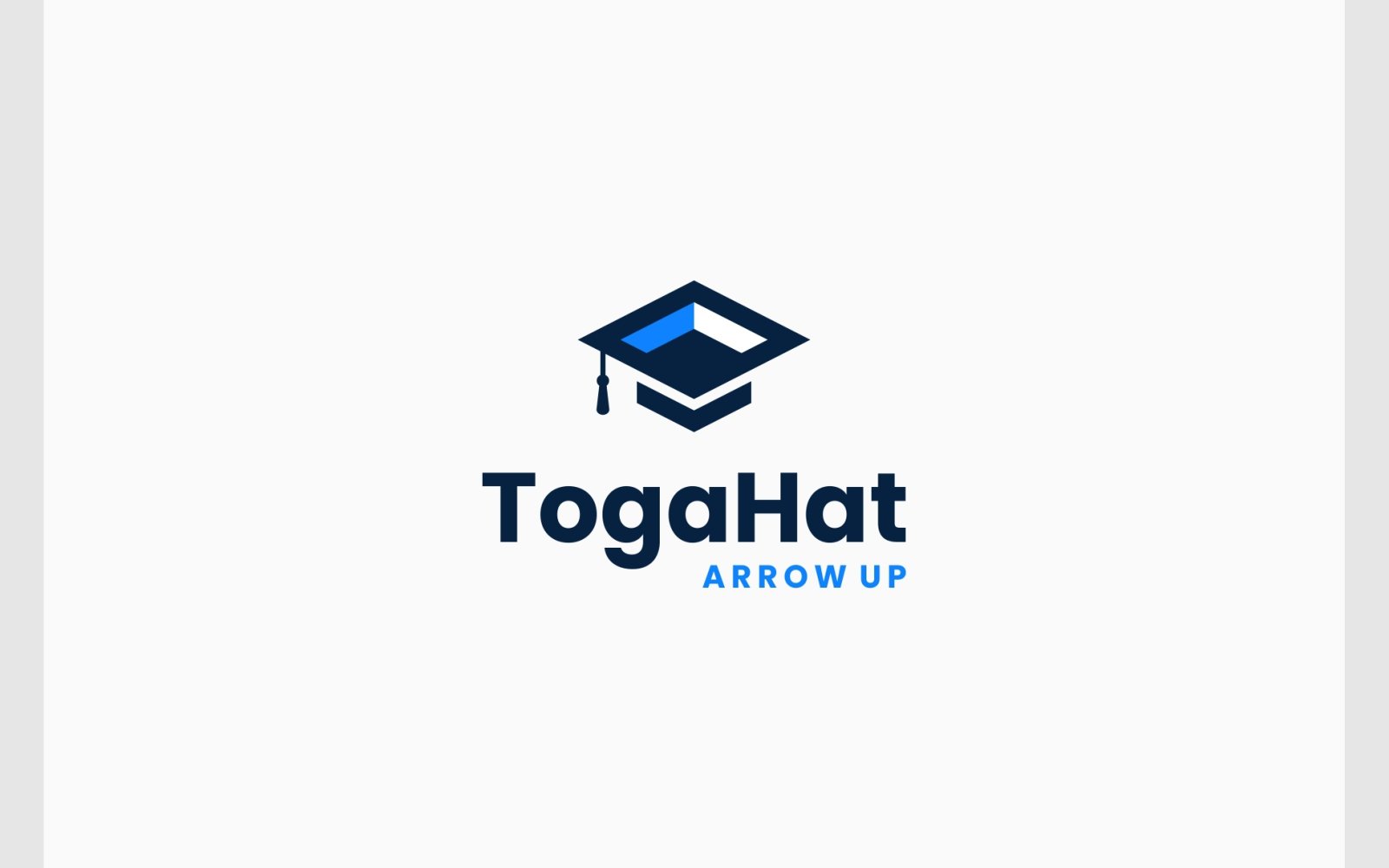 Graduation Hat Education Arrow Up Success Logo