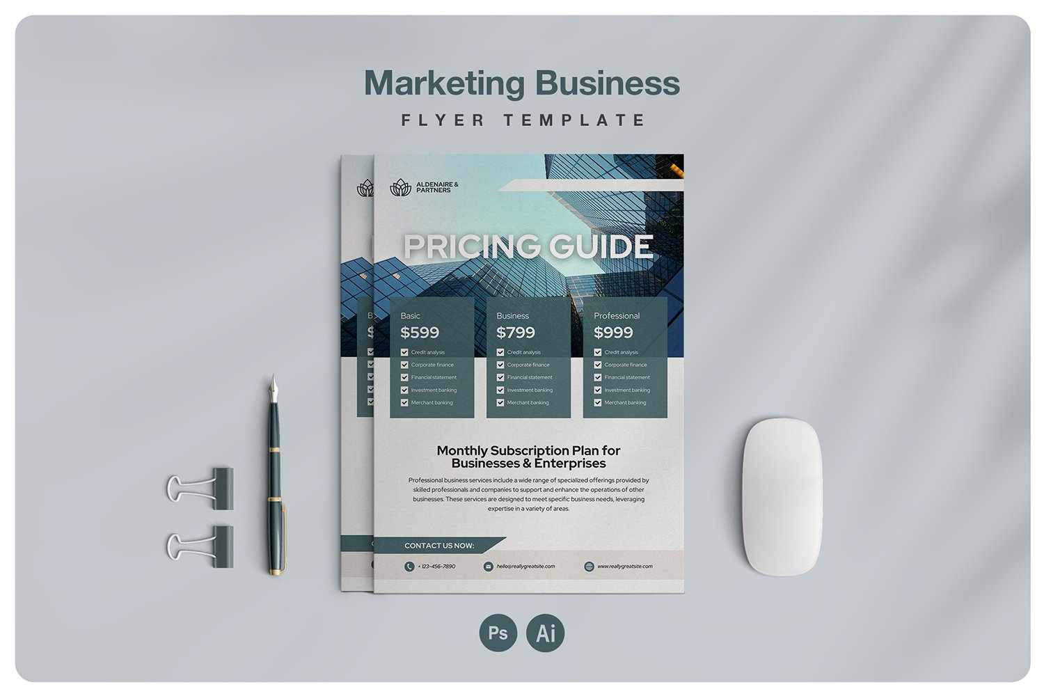 Pricing Business Flyer Template