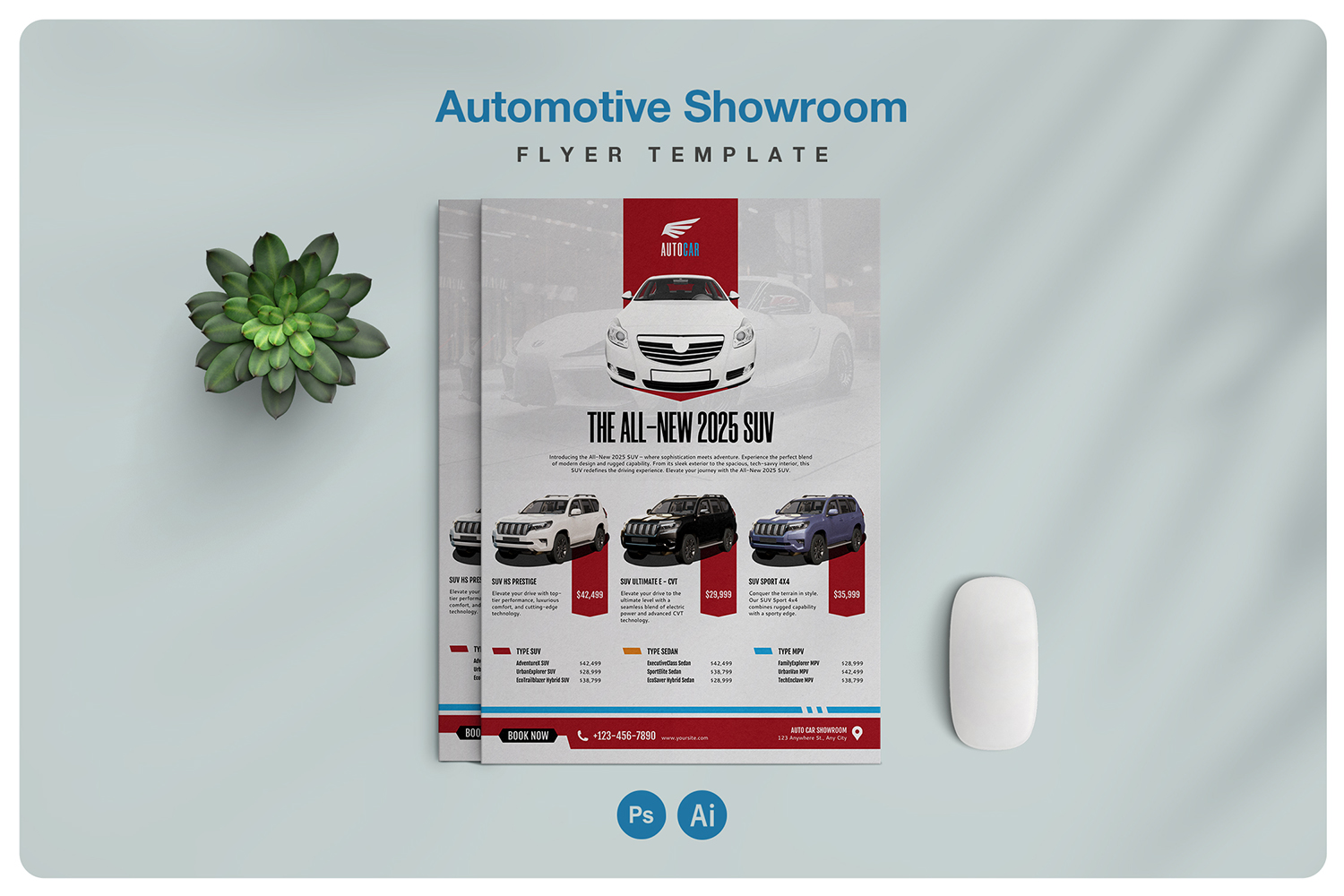 Automotive Product Flyer Template