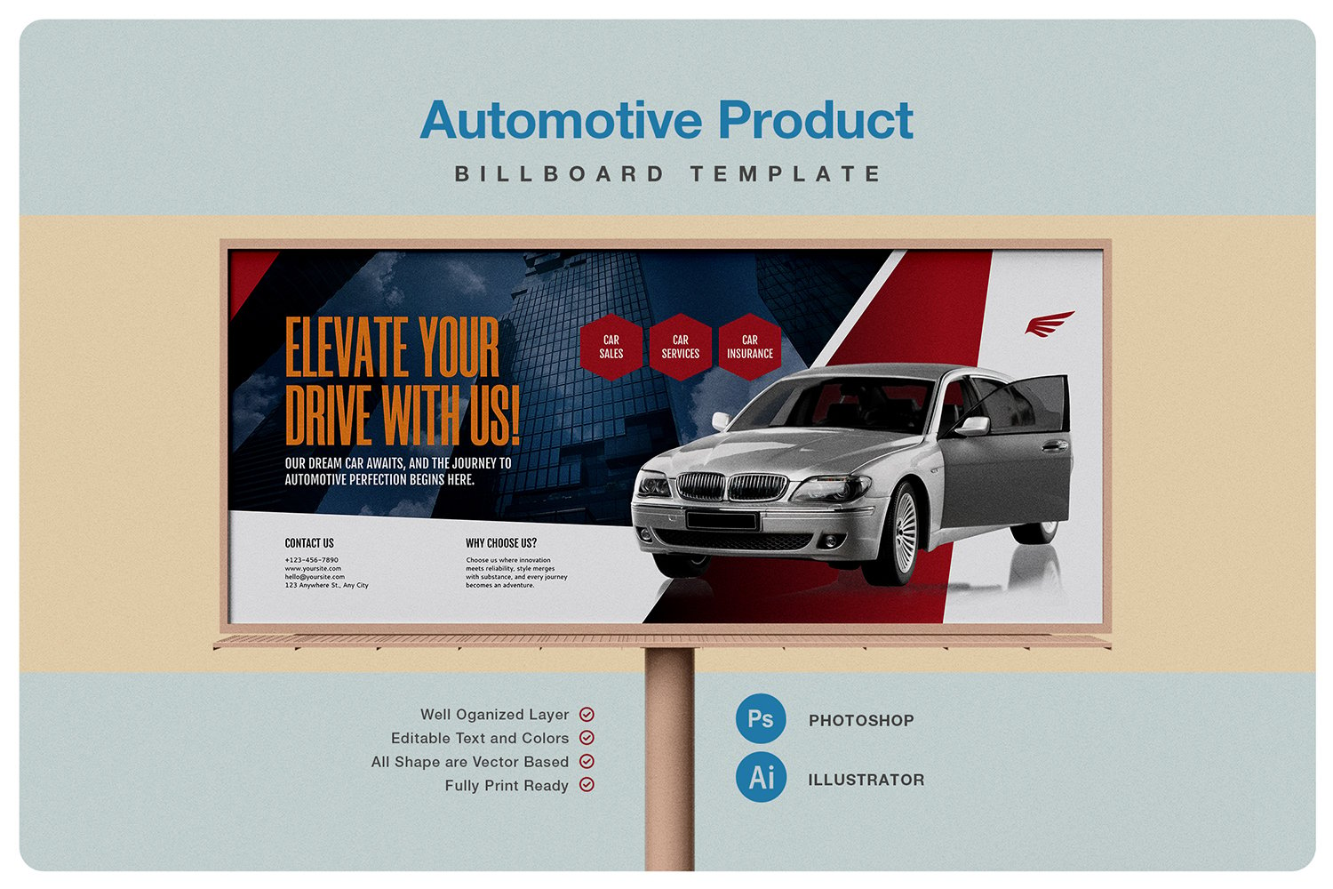 Automotive Showroom Billboard