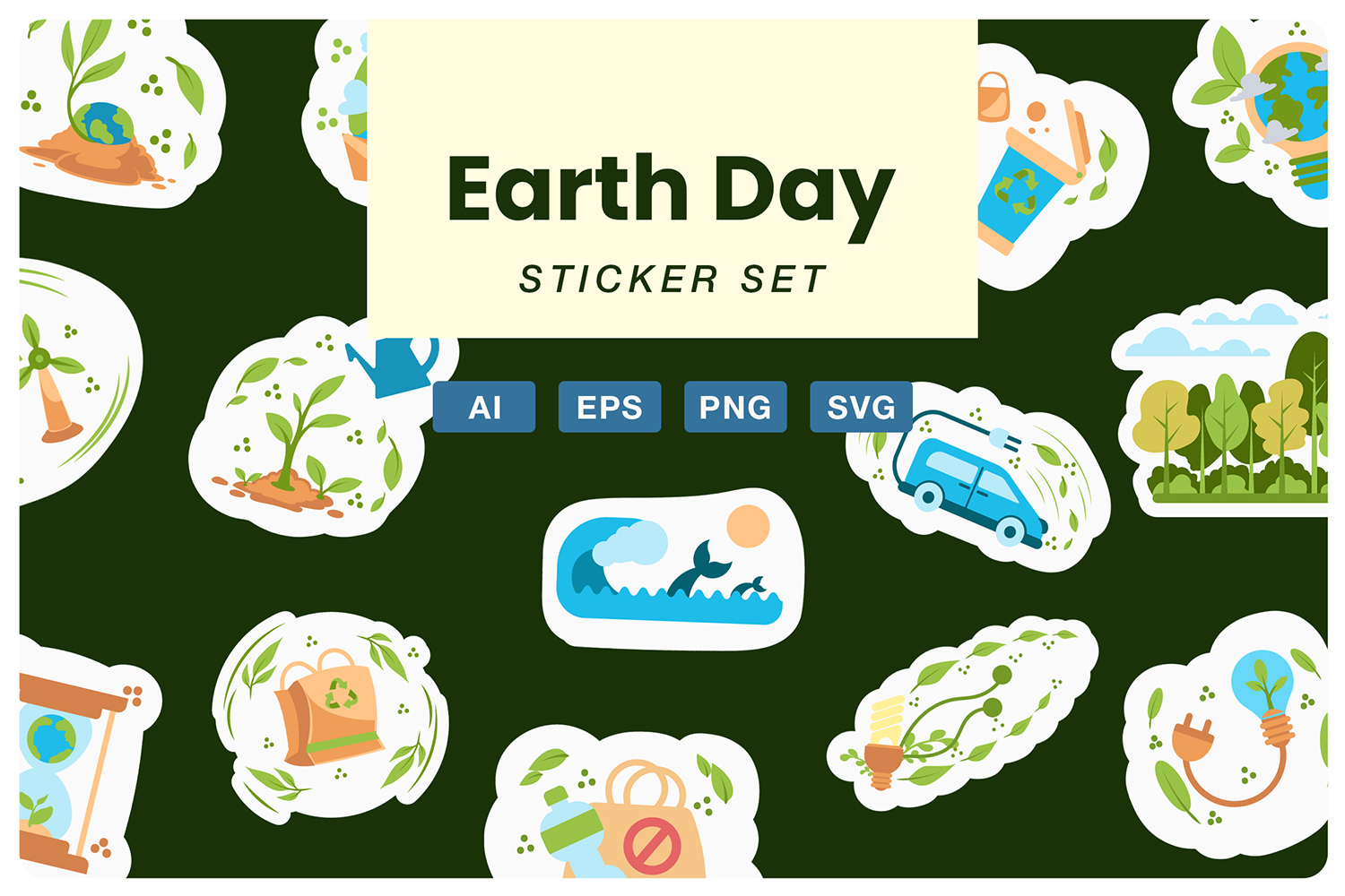 Save Our Earth Sticker Set