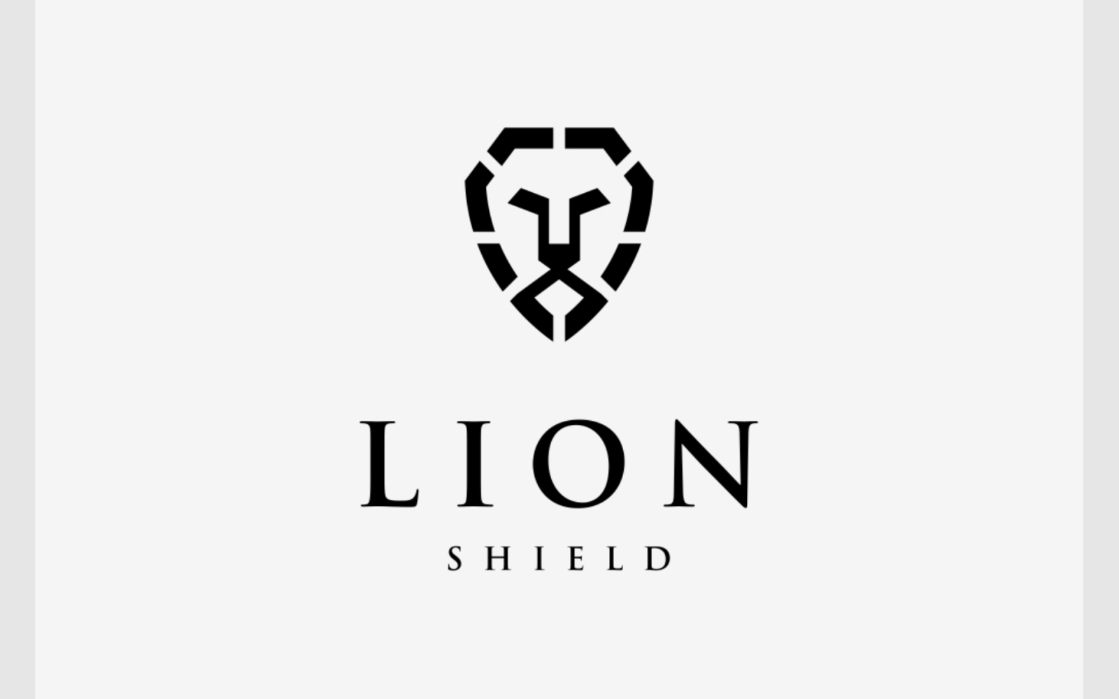 Lion Shield Protection Logo