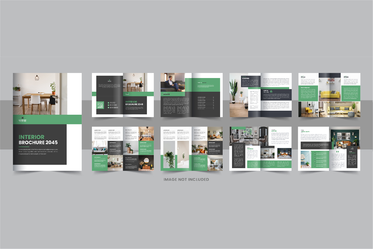 Modern Interior Design Brochure, Interior Brochure