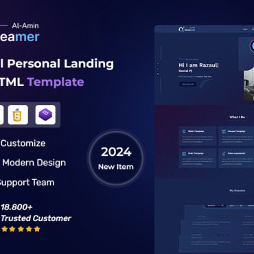 Business Campaign Landing Page Templates 386514