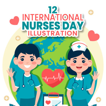 Day Nurse Illustrations Templates 386547