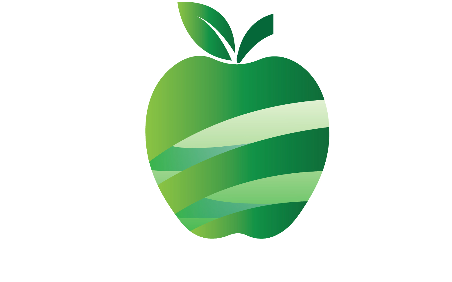 Apple fruits icon logo template version 30
