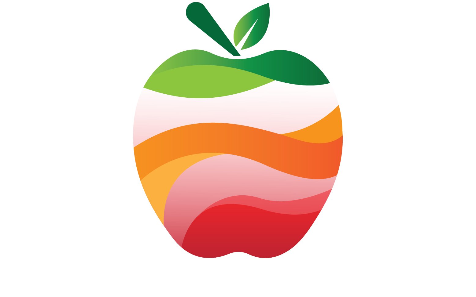 Apple fruits icon logo template version 29